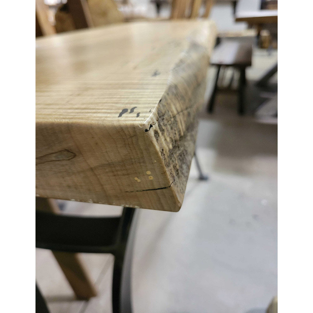 Maple Slab Console Table